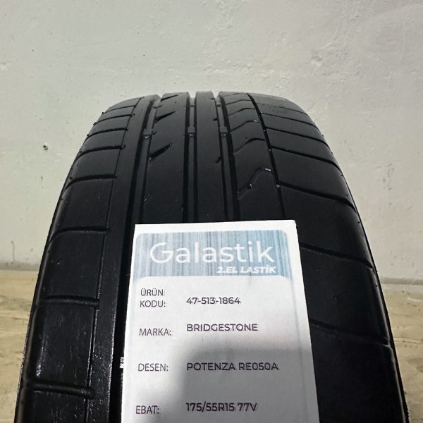 Bridgestone 175/55R15 77V Potenza Re050A İkinci El Yaz Lastiği